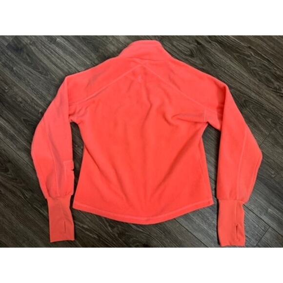 Free People Movement Great Heights Neon Fleece Large Bright Coral Fitted - Picture 7 of 7